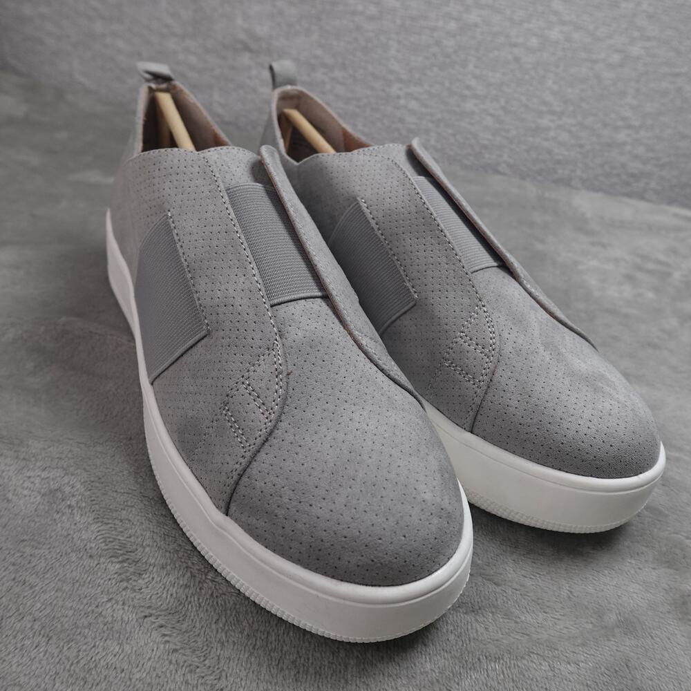 New Steve Madden Women's Brad Slip On Sneakers Light Grey Size 9.5